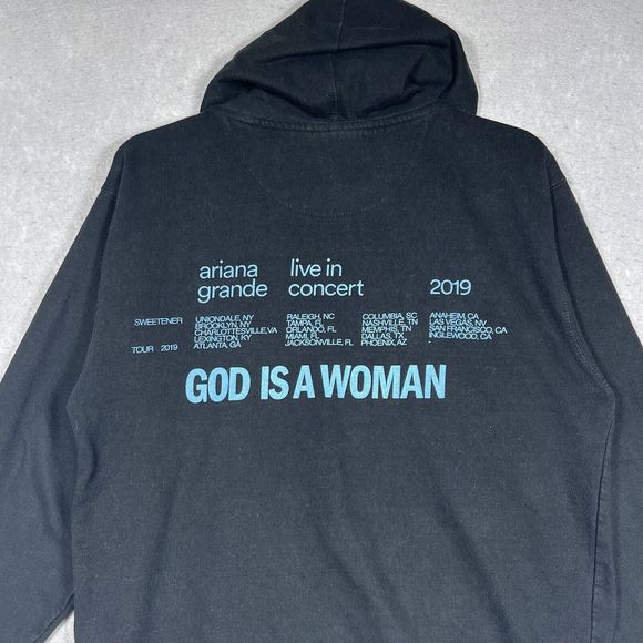 Ariana Grande Sweetener World Tour 2019 Hoodie Ladies Size Medium God Is A Woman - Picture 7 of 10